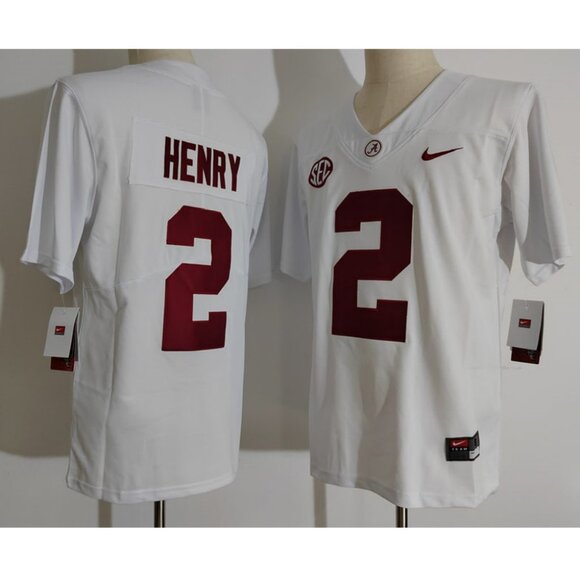 Mens Youths Kids Womens Derrick Henry White Vapor Stitched Jersey